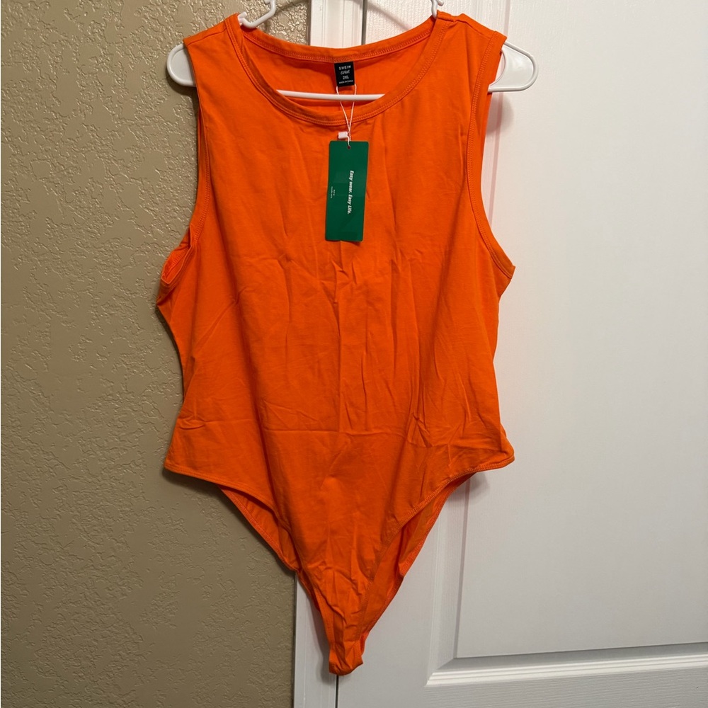 SHEIN Bright Orange Top